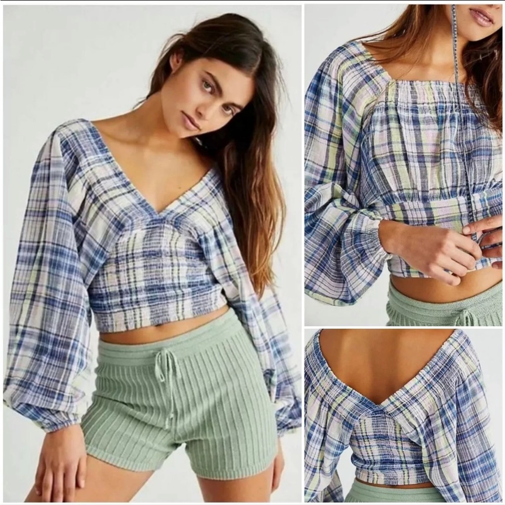 Plaid free people shirt
MARLENA